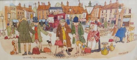 Colin Carr (1929-2002). Caistor - The Market Place