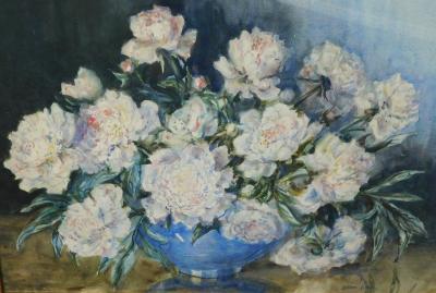 Marion L Broom (1878-1962). Floral still life