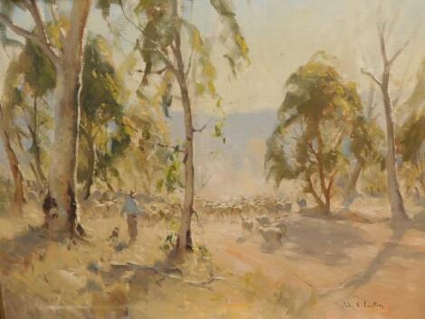 John Samuel Loxton (1903-1969/71). Herding - Australia