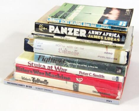 A selection of books relating to The German Second World War effort