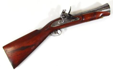 A 19thC Indian Mutiny flintlock blunderbuss