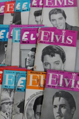 Various early and original Elvis monthly magazines - 3