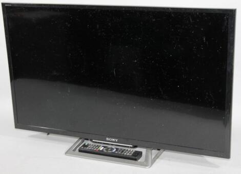 A Sony Bravia 32" flat screen television