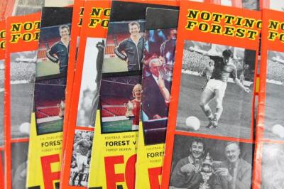 Various Nottingham Forest football programmes - 3