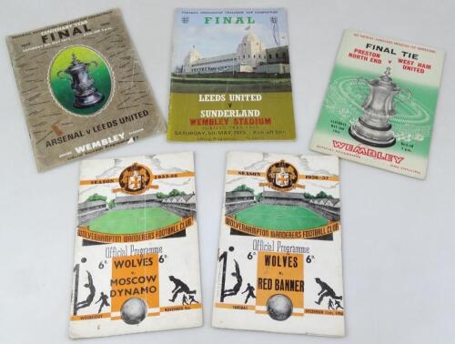 Various football programmes