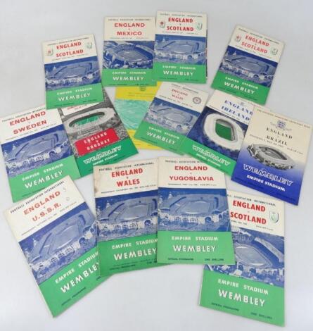 Various football programmes