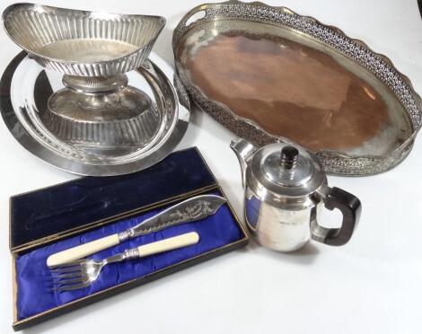 Various silver plate metalware Continental and others