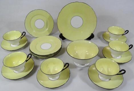 A mid 20thC Shelley china part tea service