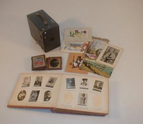 An Ogden's cigarette card album