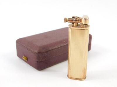 A Dunhill silver gilt Sylph pocket lighter