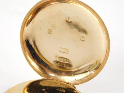 A gentleman's 9ct gold half hunter pocket watch - 3