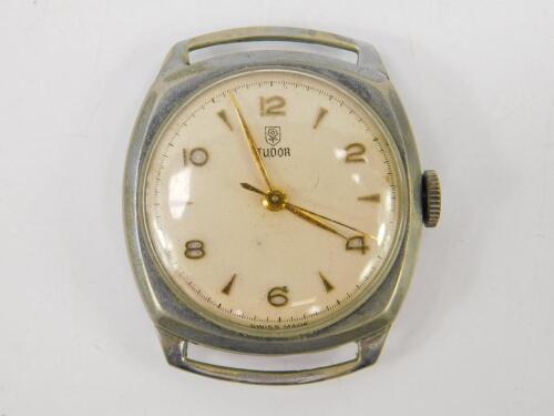 A Tudor gentleman's mid 20thC stainless steel cased wristwatch