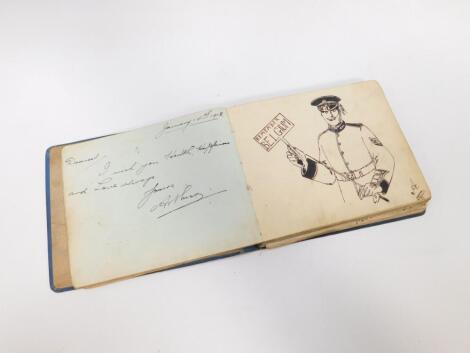 A WWI autograph album