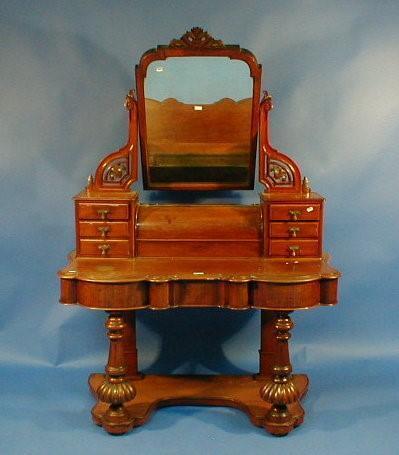 A Victorian mahogany Duchess dressing table