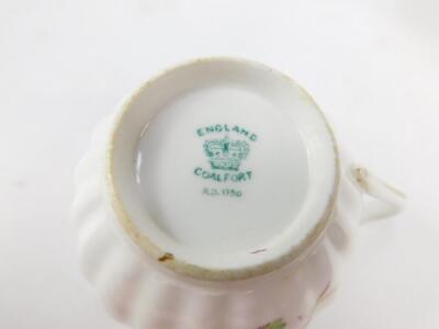 A Coalport porcelain part tea service - 2