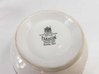 A Paragon porcelain part tea and coffee service decorated in The Country Lane pattern - 2