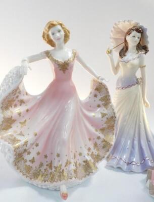 Two Royal Worcester porcelain figures - 3