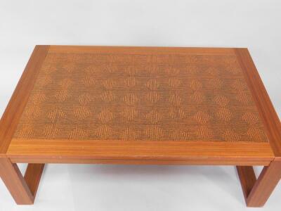 A stained pine rectangular occasional table - 2