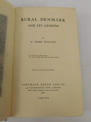 H Rider Haggard. Rural Denmark and It's Lessons - 2