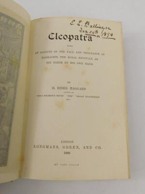 H Rider Haggard. Cleopatra - 2