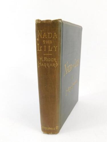 H Rider Haggard. Nada The Lily