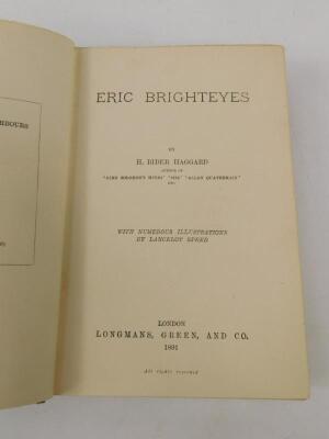 H Rider Haggard. Eric Brighteyes - 2