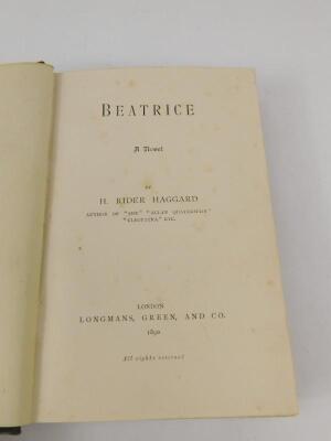 H Rider Haggard. Beatrice - 2