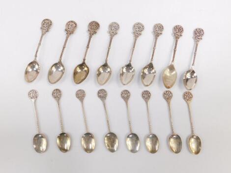 Sixteen teaspoons