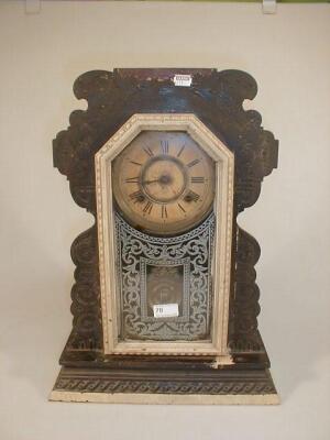 A 19thC Ansonia shelf clock