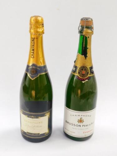 A bottle of Prince William Blanc De Noir Champagne