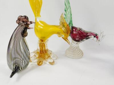 Three Murano glass standing clowns - 3