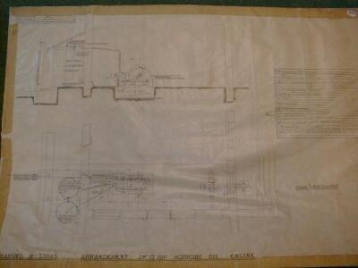 Ruston & Hornsby ephemera including petrol engine instructions