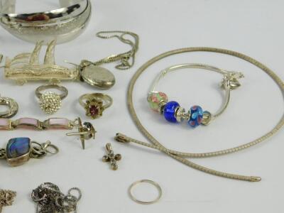 Silver and costume jewellery - 4