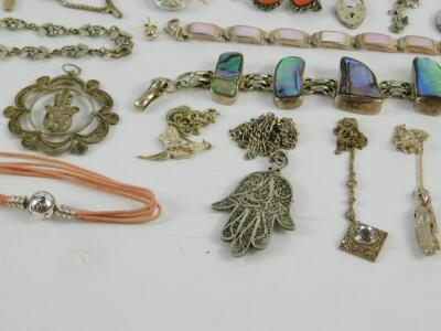 Silver and costume jewellery - 6