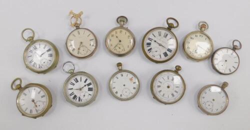 A Victorian gentleman's silver pocket watch