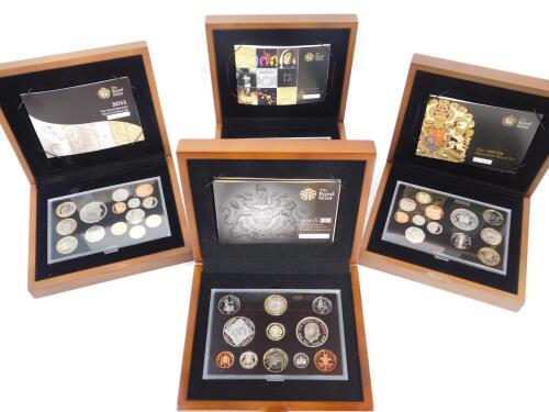 Four United Kingdom Executive Proof Coin Sets