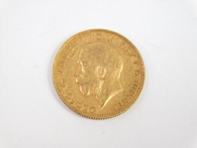 A George V gold sovereign 1913 - 2