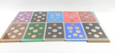 United Kingdom Proof Coin sets 1970-1979