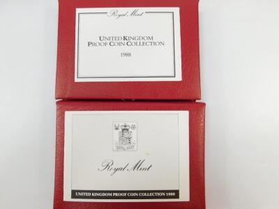 United Kingdom Proof Coin sets 1980-1989 - 4