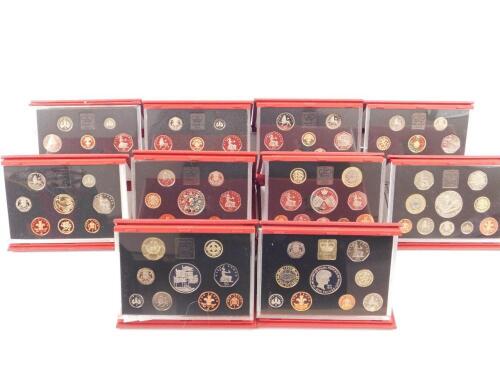 United Kingdom Proof Coin Sets 1990 - 1999