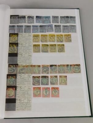 GB.-QV.- An album containing c3000 cancelled QV stamps in hingeless mounts - 2