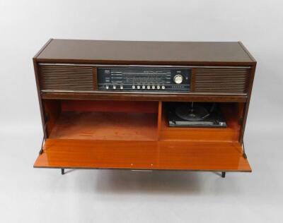 A Grundig 1950's retro wooden cased stereogram - 2