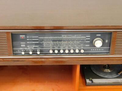 A Grundig 1950's retro wooden cased stereogram - 3