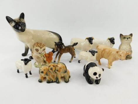 Beswick pottery animals