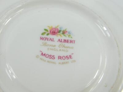 A Royal Albert porcelain part tea and coffee service decorated in the Moss Rose pattern - 5