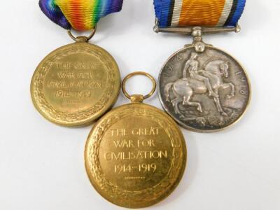 A WWI medal trio to Gnr H Rushforth - 2