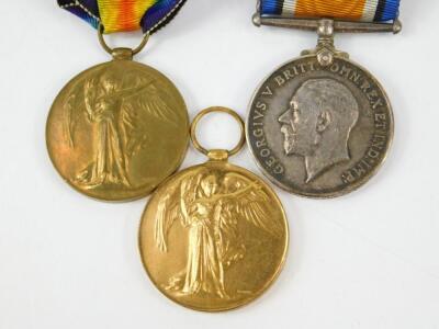 A WWI medal trio to Gnr H Rushforth - 3