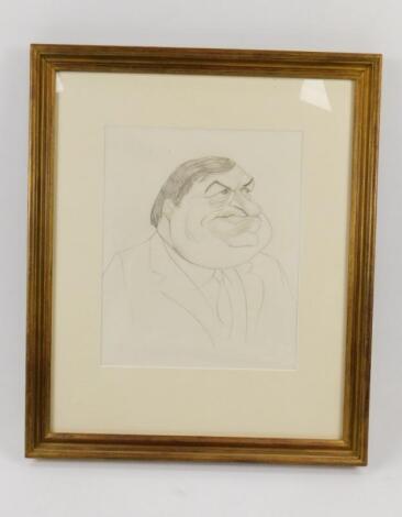 A Luck & Flaw pencil cartoon of The Right Honourable John Prescott