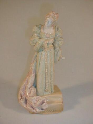 A rare Doulton Burslem porcelain figure of Ellen Terry as Queen Catherine