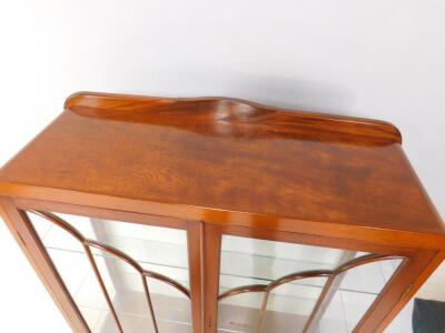 A 1930's mahogany display cabinet - 2